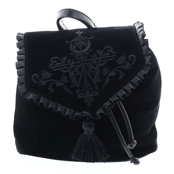 WIDOW Shadow Wanderer sigil runes velvet mini backpack EUC - Picture 2 of 8